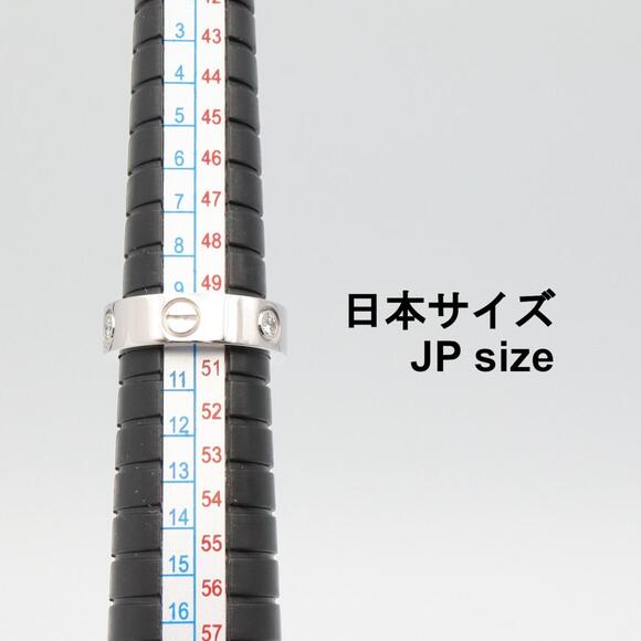 CARTIER 18k Silver Diamond Love Ring - Picture 5 of 7